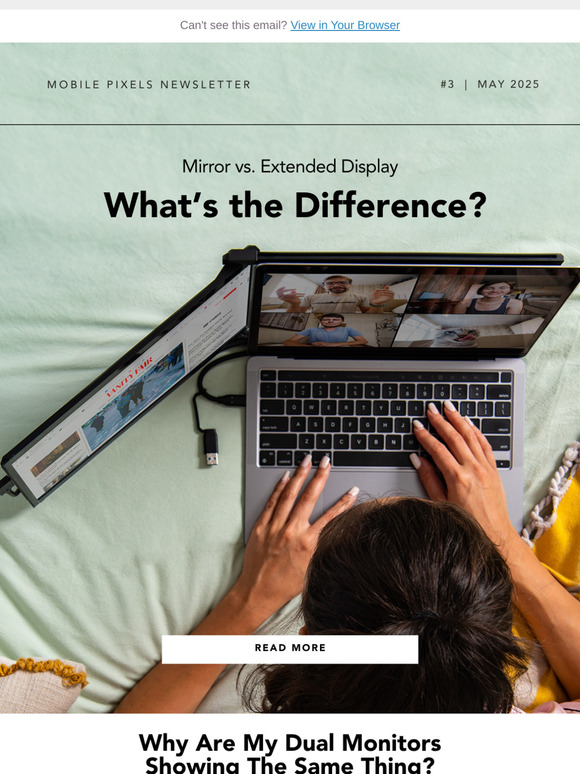 Dual Monitors Showing the Same Screen?