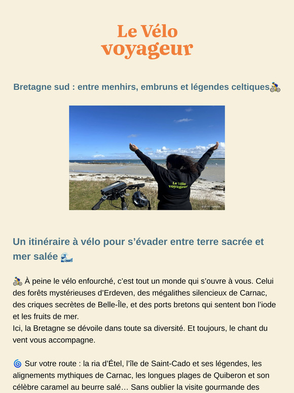 Bretagne sud : entre menhirs, embruns et légendes celtiques🚴‍♂️