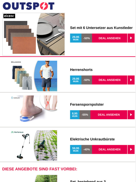 Set mit 6 Untersetzer aus Kunstleder