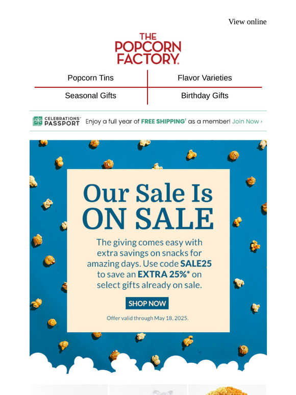 The deals keep poppin’ up - our sale is on sale!
