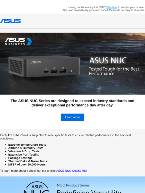 ASUS NUC: Built to Last, Ready for Business