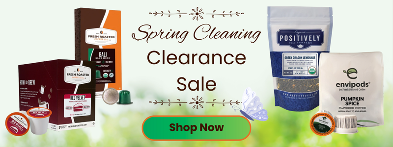 Shop Clearance Items - teas, pods, and capsules