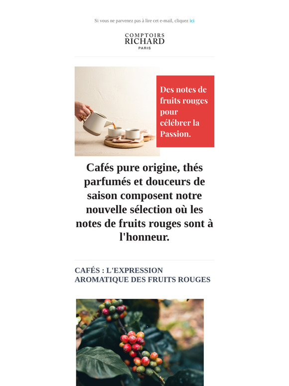 Des accords de fruits de rouge  pour célébrer le printemps ☕🍒