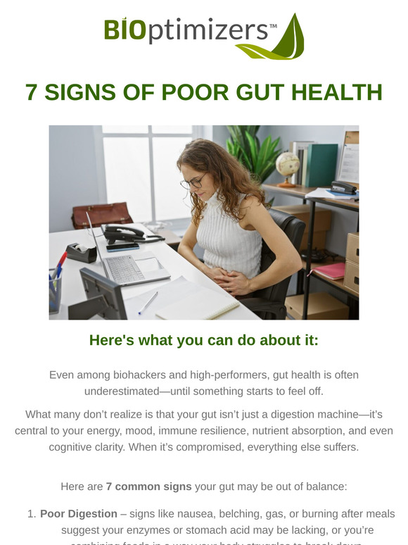 UK BiOptimizers: Is Your Gut Health Holding You Back?😖