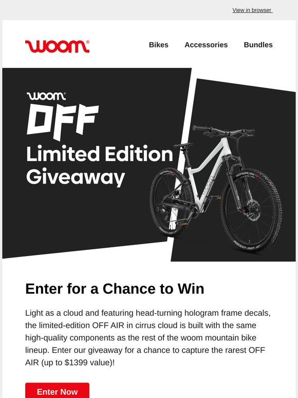 Enter to Win a Limited-Edition OFF AIR 🎉