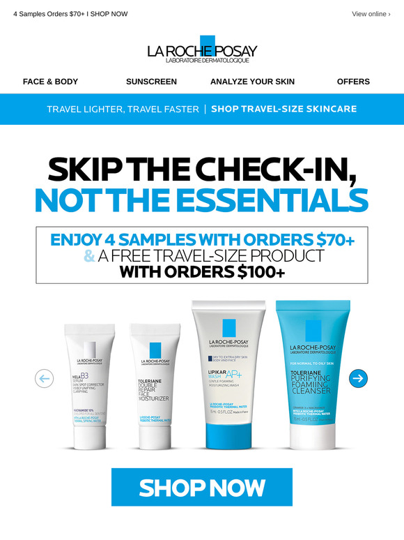 Complimentary Minis to take with you on-the-go