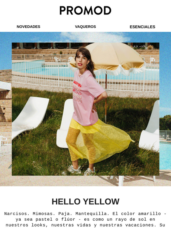 Sol, y unas ganas tremendas de… ¡amarillo!