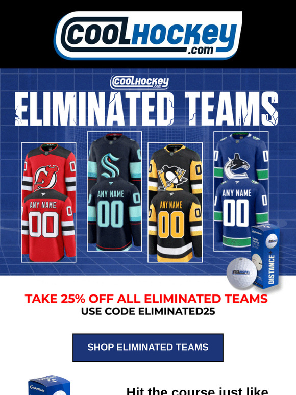 Take 25% OFF All Eliminated Teams!