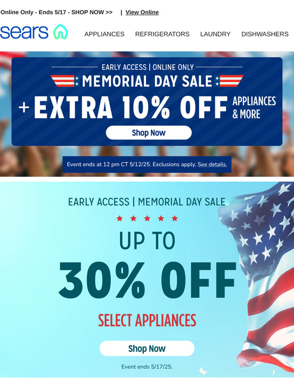 Early Access Memorial Day Sale Continues, Plus Extra 10% Off!