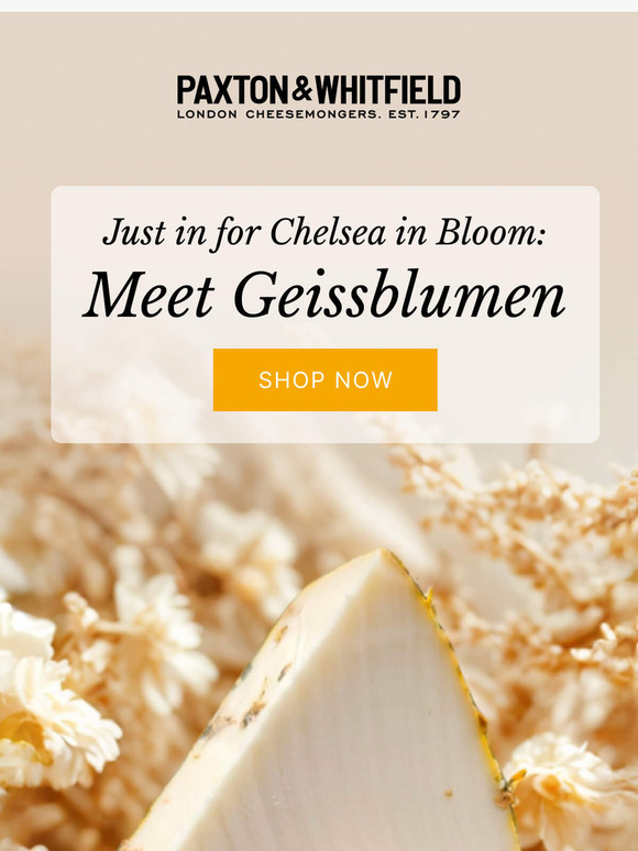 Our Limited-Edition Floral Cheese
