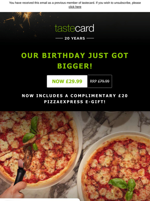 , our birthday just got BIGGER!