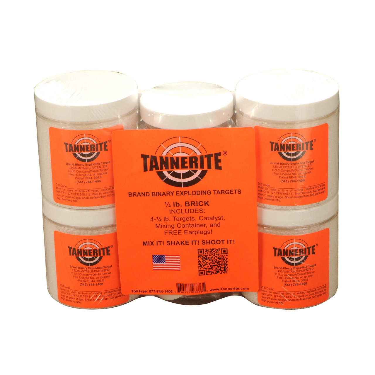 Image of Tannerite Half Brick 1/2lb Trgt 4/pk