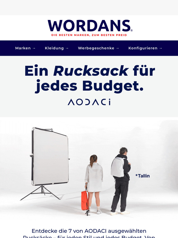 Rucksäcke für jeden Style (und jedes Budget) 🎒