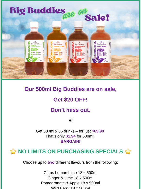 Big Buddies are on Sale!