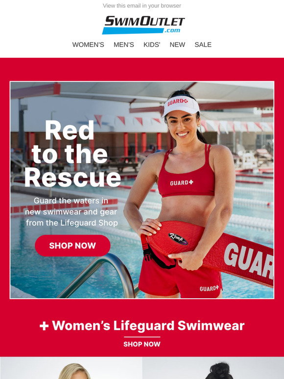 Swim Outlet: Lifeguard Essentials Are Here 💧 | Milled