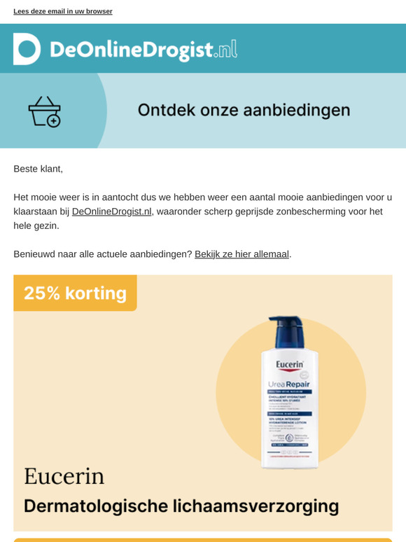 Ontdek hoge kortingen op Biodermal, Nivea, Weleda !