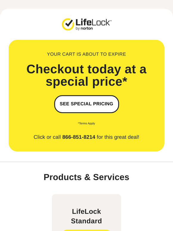 Your special offer is ending soon