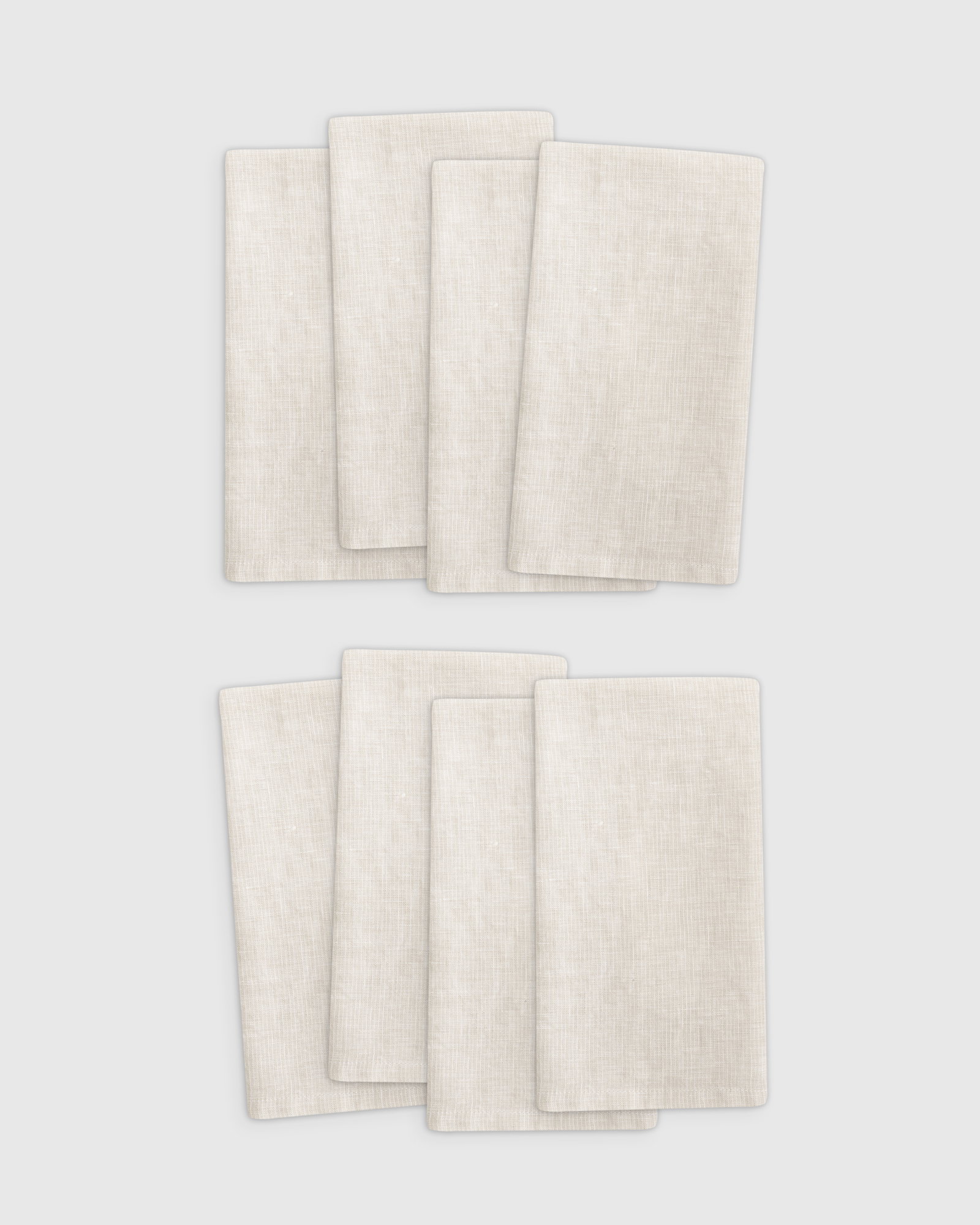 European Linen Stripe Napkins (Set of 8)