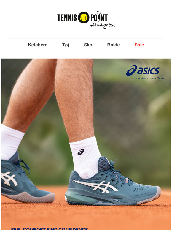 👟Lad os gå: Få de nye tennissko fra ASICS & adidas nu