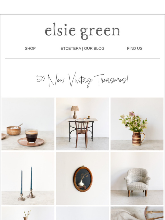 50 New Treasures Just Arrived In The Online Shop✨