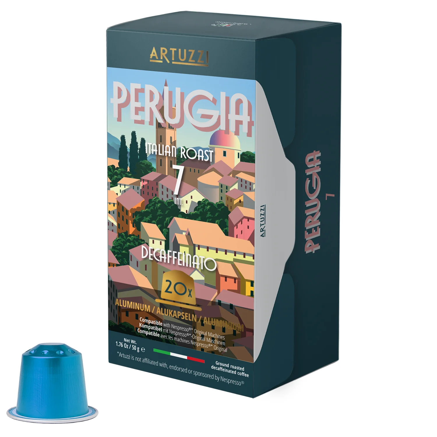 Image of Perugia - Decaf Espresso - 20 Pods