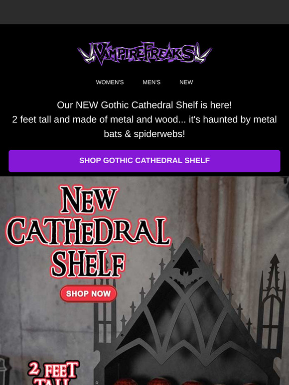 New Gothic Cathedral Shelf is here! ⛪