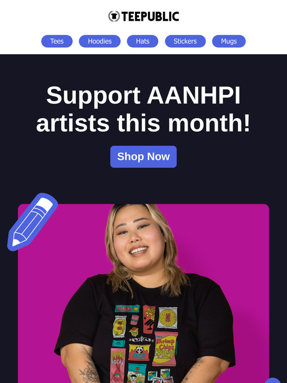 Designed by AANHPI Creators. Supported by You.