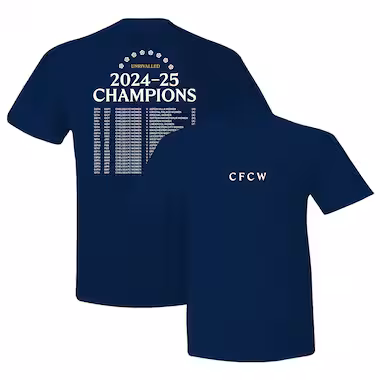 チェルシー ウィメンズ スーパーリーグ ウィナーズ Tシャツ 24/25 - ネイビー - ユニセックス