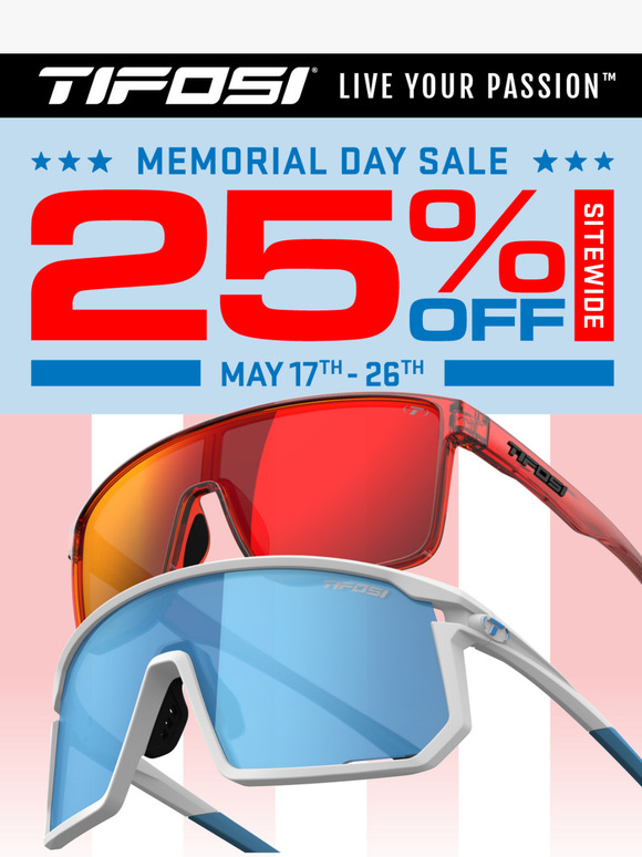Tifosi's Memorial Day Sale is On!