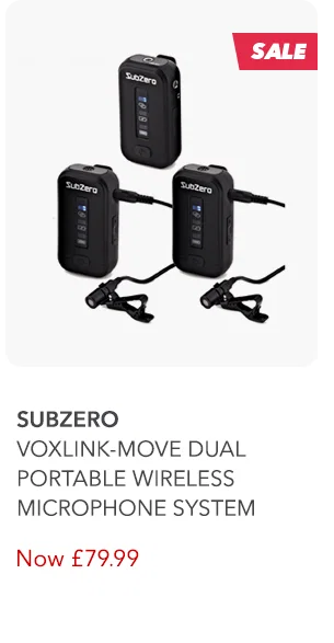 SubZero VOXLINK-Move Dual Portable Wireless Microphone System