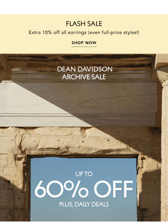 FLASH DEAL: Extra 10% Off All Earrings
