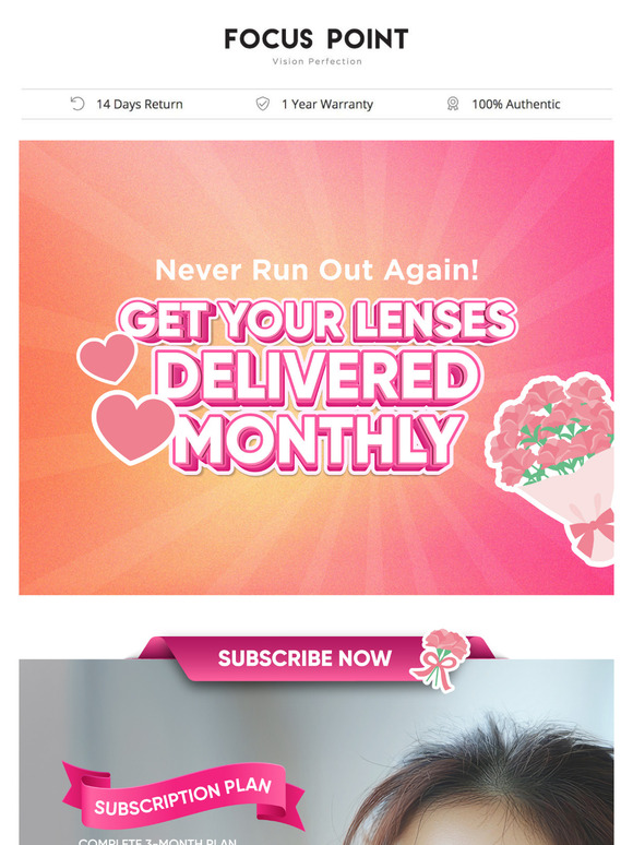 👀 Never Run Out Again! Get Your Lenses Delivered Monthly 💌