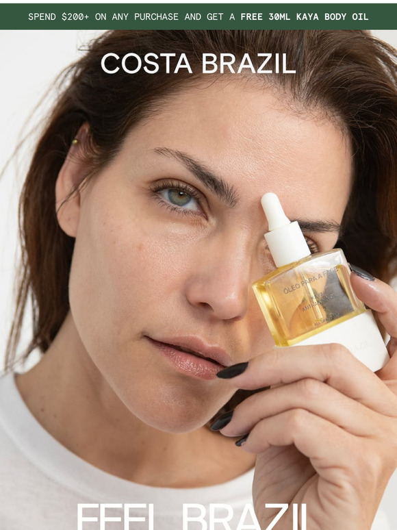 Luciana Curtis 🤝 Costa Brazil Face Oil