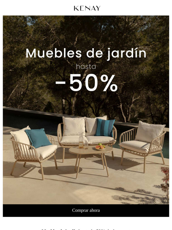 Muebles de jardín🌳 hasta -50%