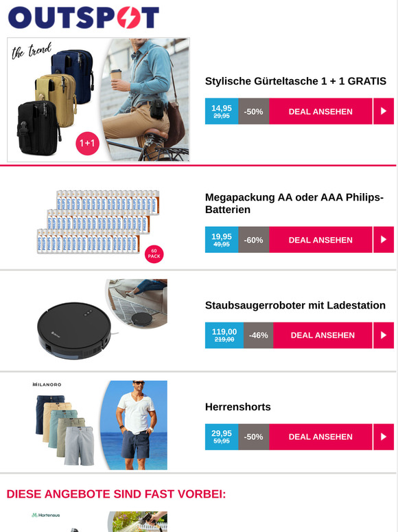 Gürteltasche 1 + 1 GRATIS
