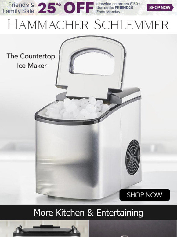 25% off The Countertop Ice Maker