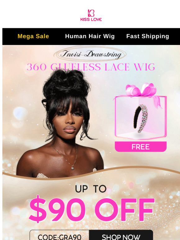 Your Favorite 360 Wig is Now $90 OFF