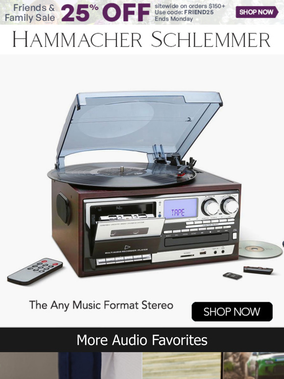 25% off The Any Music Format Stereo