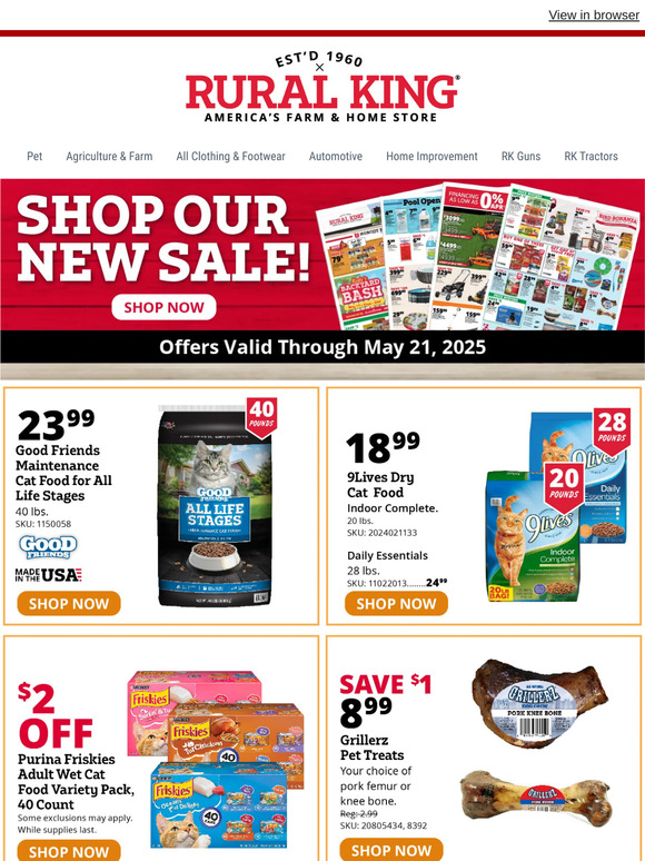 Big Value, Low Price - $2 Off Purina Friskies 40ct. Variety Packs & Save $5 on Good Friends Puppy Pads XL 100ct.!