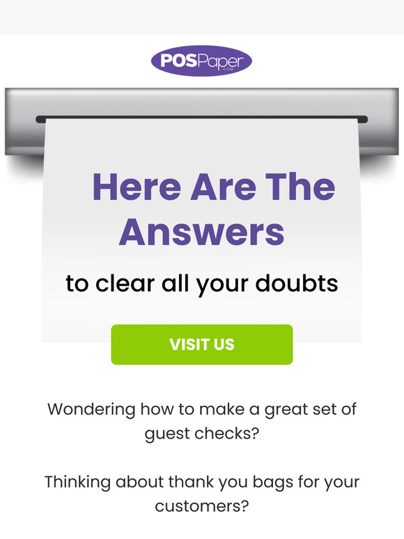 We Answer!