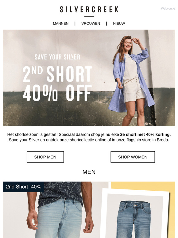 2nd short 40% off | Save Your Silver