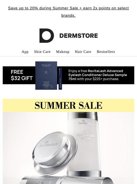 20% off SkinMedica — Summer Sale is HERE