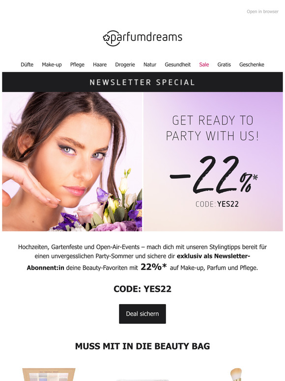 -22% 🍹Bereit für den Party-Sommer?