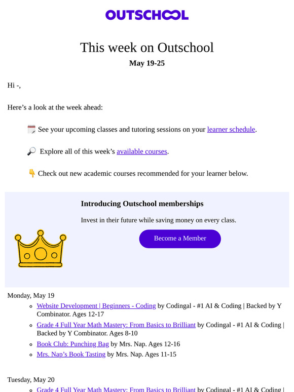 This week on Outschool 🗓️