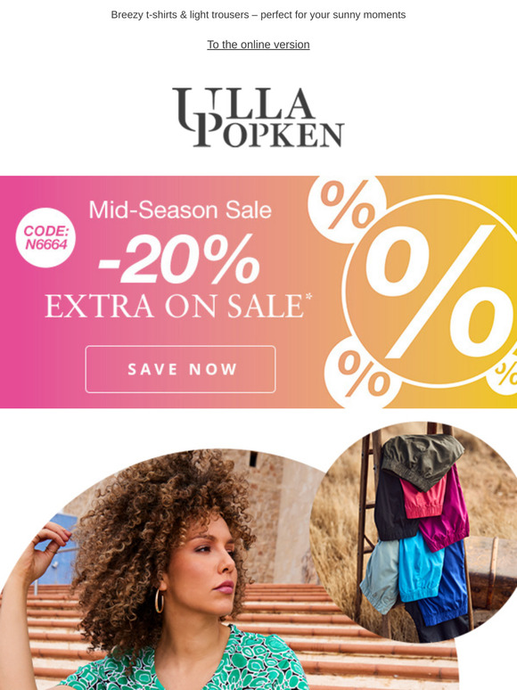 Be quick: -20% EXTRA on SALE