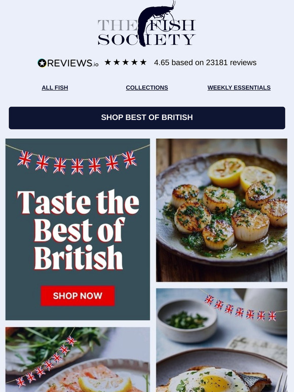 The Best of British Fish  🇬🇧  Experience The Best our Coastlines Have to Offer!