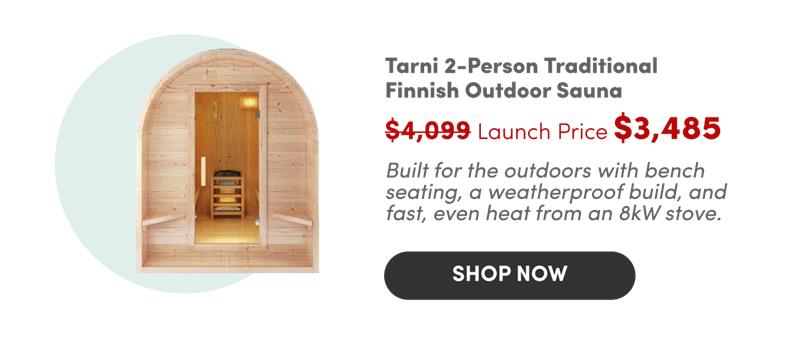 Tarni 2-Person Traditional Finnish Outdoor Sauna