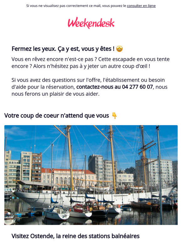 Voici l'offre qui a attiré votre attention