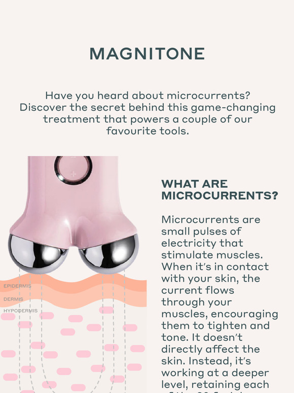 How Microcurrents 〰️can tighten and tone your skin