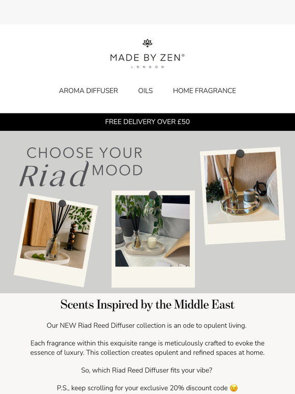 Morocco from home with the Riad range